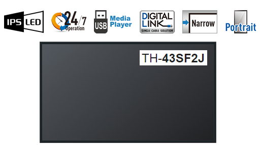 アートプロ Th 43sf2j Panasonic 43v型フルハイビジョン液晶ディスプレイ サイネージ対応