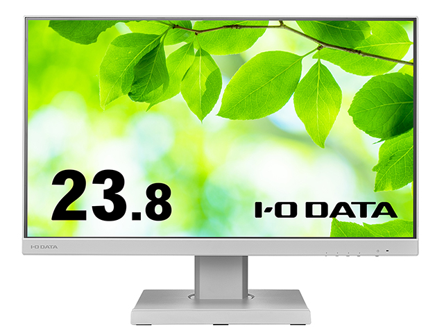 LCD-A241DW　IODATA　「5年保証」3辺フレームレス＆広視野角ADSパネル採用 23.8型ワイド液晶 ホワイト