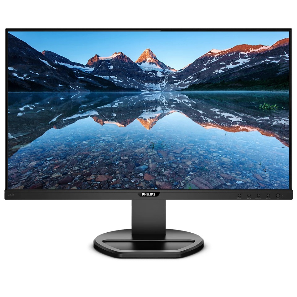 243B9/11 Philips 23.8ｲﾝﾁﾜｲﾄﾞ USB-Cﾄﾞﾂｸ搭載ﾓﾆﾀ-